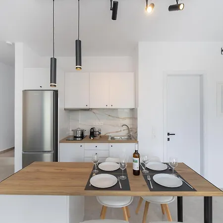 Naxos Cube Villa Panoramic Views Maisonette With Sea View 2 Min Walk To Plaka Beach 아파트 *