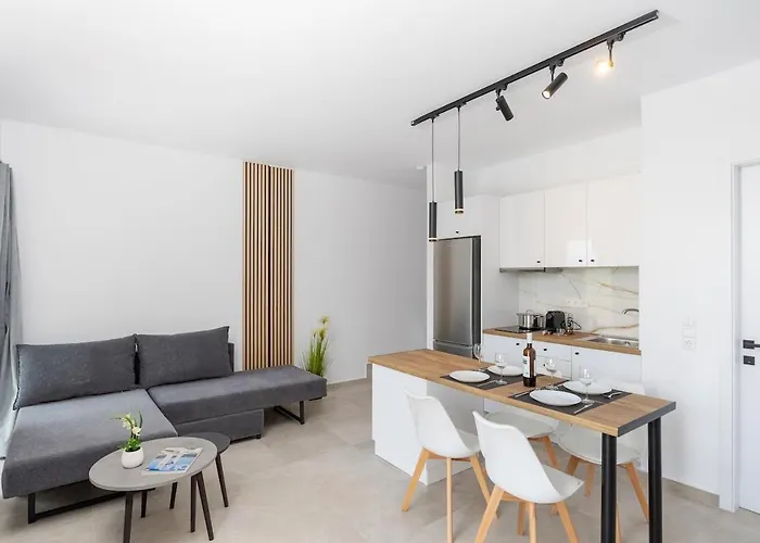 Naxos Cube Villa Panoramic Views Maisonette With Sea View 2 Min Walk To Plaka Beach Pláka