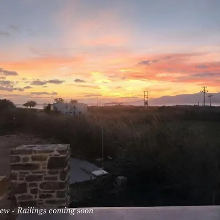 Naxos Cube Villa Panoramic Views Maisonette With Sea View 2 Min Walk To Plaka Beach Appartement