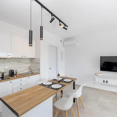 Naxos Cube Villa Panoramic Views Maisonette With Sea View 2 Min Walk To Plaka Beach Appartement