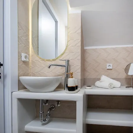 Lejlighed Naxos Cube Panoramic Views Maisonette With Sea View 2 Min Walk To Pláka
