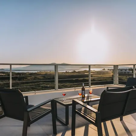 Lejlighed Naxos Cube Panoramic Views Maisonette With Sea View 2 Min Walk To Pláka
