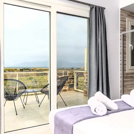 Naxos Cube Panoramic Views Maisonette With Sea View 2 Min Walk To *