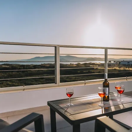 Naxos Cube Panoramic Views Maisonette With Sea View 2 Min Walk To Lejlighed