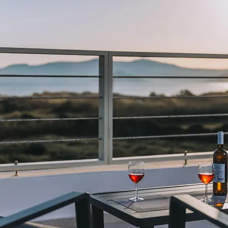Naxos Cube Panoramic Views Maisonette With Sea View 2 Min Walk To Lejlighed *