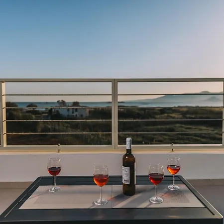 Lejlighed Naxos Cube Panoramic Views Maisonette With Sea View 2 Min Walk To Pláka