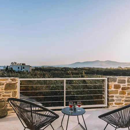Naxos Cube Panoramic Views Maisonette With Sea View 2 Min Walk To *
