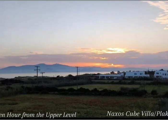 Appartement Naxos Cube Villa Panoramic Views Maisonette With Sea View 2 Min Walk To Plaka Beach *