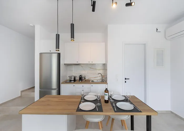 Naxos Cube Villa Panoramic Views Maisonette With Sea View 2 Min Walk To Plaka Beach Appartement *