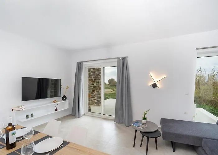 Naxos Cube Villa Panoramic Views Maisonette With Sea View 2 Min Walk To Plaka Beach * Pláka